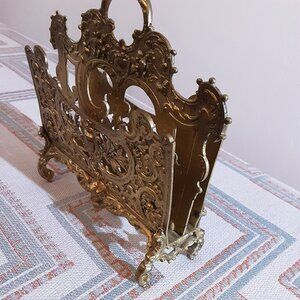 Vintage Brass Letter or Napkin Holder